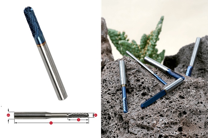 Fresas de carburo de tungsteno empleadas por Cerrajeros Técnicos para la apertura de cilindros de seguridad en Barcelona.