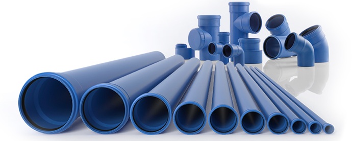 Instaladores Desatasco Tenerife SurFix con tuberías y accesorios de bajantes insonorizadas de alta gama color azul