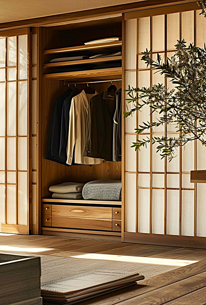 Armarios con Puertas Japonesas en Madrid | Vestidores Shoji a Medida