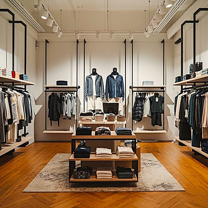 Shoji España: Mobiliario expositor en hierro forjado para puntos de venta de alto tráfico.