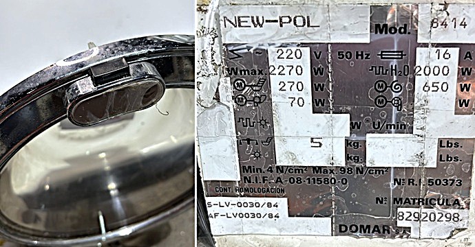 Puerta Lavadora New Pol 8414 Segunda Mano | Adisa Recicla